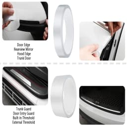 Transparent Car Door Protector Stickers Anti Scratch Nano Tape Auto Trunk Sill Scuff Protector Film Door Edge Protective