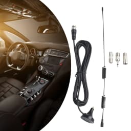 Indoor Digital Audio Antenna, Enhance FM AM Radio Reception, Magnetic Base Mount, Compatible With AV Audio Vedio Systems