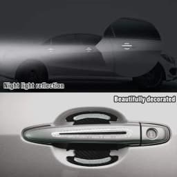 Car Door Handle Reflective Sticker Protection Sticker Door Handle Paint Surface Anti-scratch Reflective Sticker Car Accessories