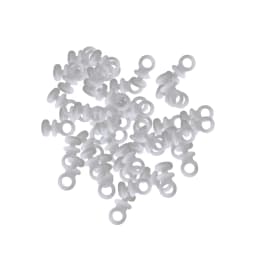 50pcs For Camper Plastic Curtain Track Hooks Runner Fit For Camper Van Motorhome Caravan Boat Home Hanging Curtain Glider Hook