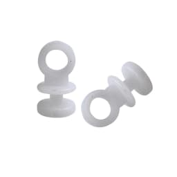 50pcs For Camper Plastic Curtain Track Hooks Runner Fit For Camper Van Motorhome Caravan Boat Home Hanging Curtain Glider Hook