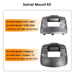 Model Y 3 Swivel Mount Kit Model 3 Highland Y Juniper YL 4-Direction Screen Rotation Bracket GPS Navigation Rotating Holder