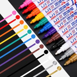 Waterproof Car Scratch Repair Pen Auto Wheel Tire Oily Painting Mark Pen Touch Up Paint Fill Remover Vehicle Tyre Paint Marker