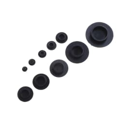 10PCS M5-12 Practical Black Hex Socket Head Cover Caps Fasteners Screws Allen Bolt Screw Nut Round Protector