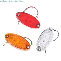 1 Pc 12-24V Led Side Marker Lights for Trailer Trucks Caravan Clearance Light Lamp Lorry Amber and White