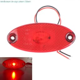 1 Pc 12-24V Led Side Marker Lights for Trailer Trucks Caravan Clearance Light Lamp Lorry Amber and White