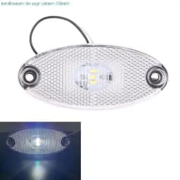 1 Pc 12-24V Led Side Marker Lights for Trailer Trucks Caravan Clearance Light Lamp Lorry Amber and White