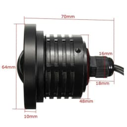 2.5'' 15W Car White COB LED Projector Angel Eyes Blue Ring DRL Fog Light Lamp
