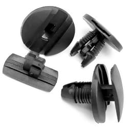 50Pcs Auto Fastener Clip For Peugeot Citroen Bumper Rivet Fender Fixed Clamp Black Plastic Retainer Trim Panel Retainer Fastener
