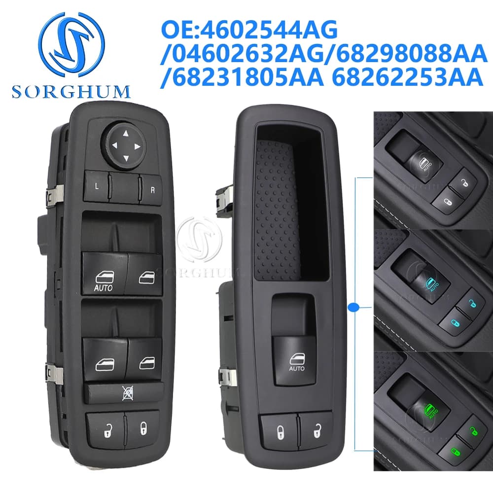 SORGHUM 4602544AG 04602632AG Master Power Window Control Switch For Dodge Journey Nitro Chrysler For Jeep Liberty 68298088AA