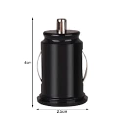 Dual USB Car Charger 5A Fast Charing 2 Port 12-24V Cigarette Socket Lighter Car USBC Charger For All Smart Phones Adapter