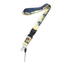Hokkaido Waves Series Keychain Nylon Thermal Transfer Key Ring Strap Lanyard Jdm Modified for Honda Toyota Moto Auto Accessories