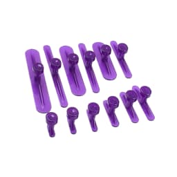12pcs Glue Tabs Dent Removal Tools Dent Removal Tool Car Body Glue Tabs Nylon Auto Repair Part For Dent Lifter Slide Hammer