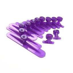 12pcs Glue Tabs Dent Removal Tools Dent Removal Tool Car Body Glue Tabs Nylon Auto Repair Part For Dent Lifter Slide Hammer