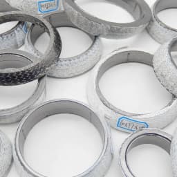1pc 35mm-75mm Dia Car Muffler Exhaust Pipe Gasket Seal Ring Exhaust Tail Pipe Flange Donut Gasket Muffler Seal Ring