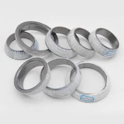 1pc 35mm-75mm Dia Car Muffler Exhaust Pipe Gasket Seal Ring Exhaust Tail Pipe Flange Donut Gasket Muffler Seal Ring