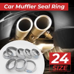 1pc 35mm-75mm Dia Car Muffler Exhaust Pipe Gasket Seal Ring Exhaust Tail Pipe Flange Donut Gasket Muffler Seal Ring