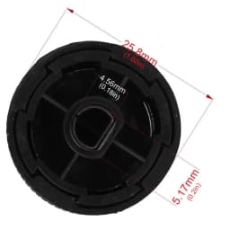 1/2Pcs Car Rear Radio Audio Volume Control Knob Replacement for Chevrolet Silverado Tahoe GMC Acadia Sierra Yukon 2007-2013