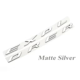 3D ABS for EXPLORER Letters Emblem Car Front Hood Bonnet Badge For EXPLORER Sticker 2013 2015 2016 2017 2018 Accessories