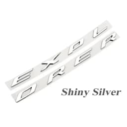 3D ABS for EXPLORER Letters Emblem Car Front Hood Bonnet Badge For EXPLORER Sticker 2013 2015 2016 2017 2018 Accessories