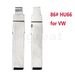 10pcs 31# 86# 89# HU66 Metal Uncut Blank Flip Remote Key Blade for VW Passat Bora Seat Skoda Audi for Keydiy KD Xhorse VVDI JMD