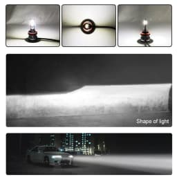 TCYATO 2Pcs Car LED Headlights C1 26000lm 80W COB Chip 3000k/4300k/6000k/8000k Lime H4 H7 H1 9005 H11 LED Lights