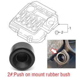 For BMW 4 5 6 7 SERIES F32 F33 F36 E60 E61 F07 F10 F11 G30 G31 F06 F12 F13 F32 F01 F02 Engine Cover Trim Rubber Mountings Rubber