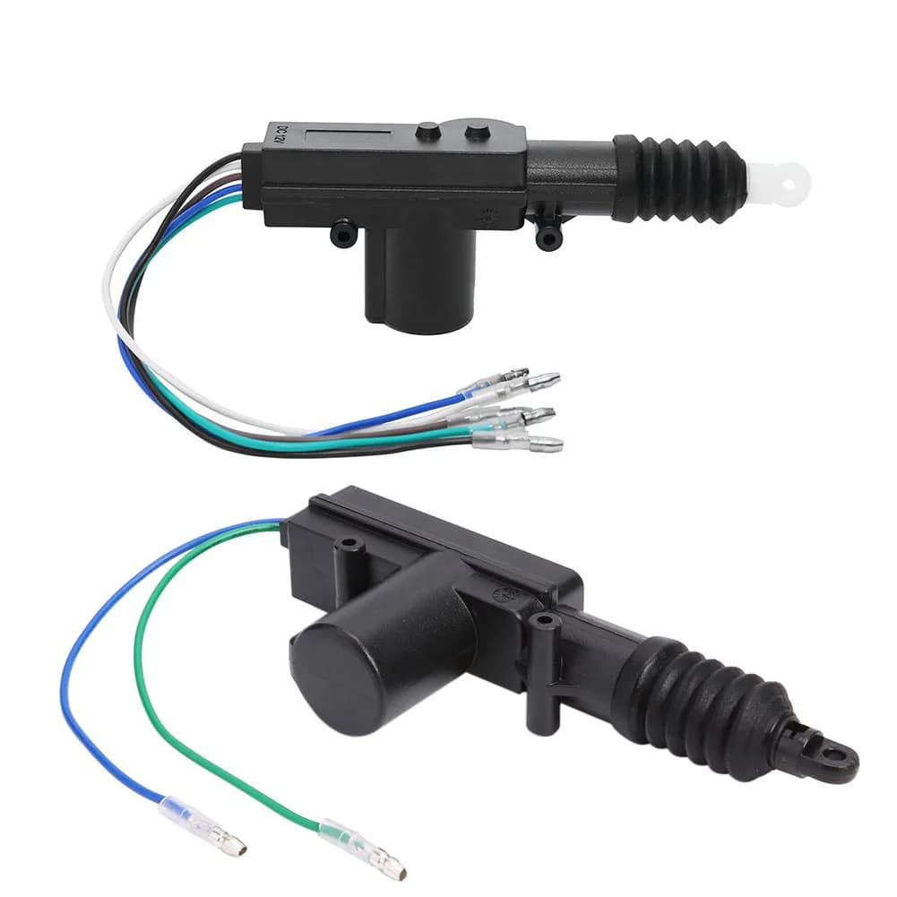 2/5 Wire Universal Car Electric Remote Central Door Lock Actuator Auto Heavy-Duty 12V Power Locking System Single Gun Type Kit
