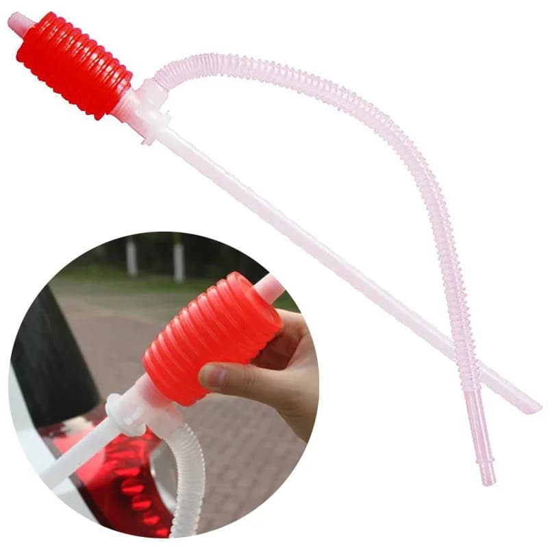 1PC Car Manual Siphon Pump Hose High Quality Universal Portable Gasoline Diesel Transfer Fuel Sucker Pumps Auto Accessories