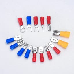 280 Pcs Electrical Cable Connectors Assorted, Insulated Wire Cable Crimp U-Type Fork Spade Butt Ring Connector Assortment Kit