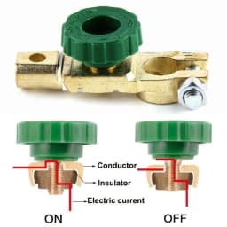 Universal Car Battery Switch Quick Cut-off Switch Battery Disconnect Isolator Switch Battery Auto Accessories for Boat Marine
