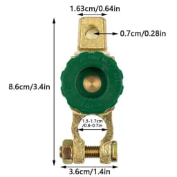 Universal Car Battery Switch Quick Cut-off Switch Battery Disconnect Isolator Switch Battery Auto Accessories for Boat Marine