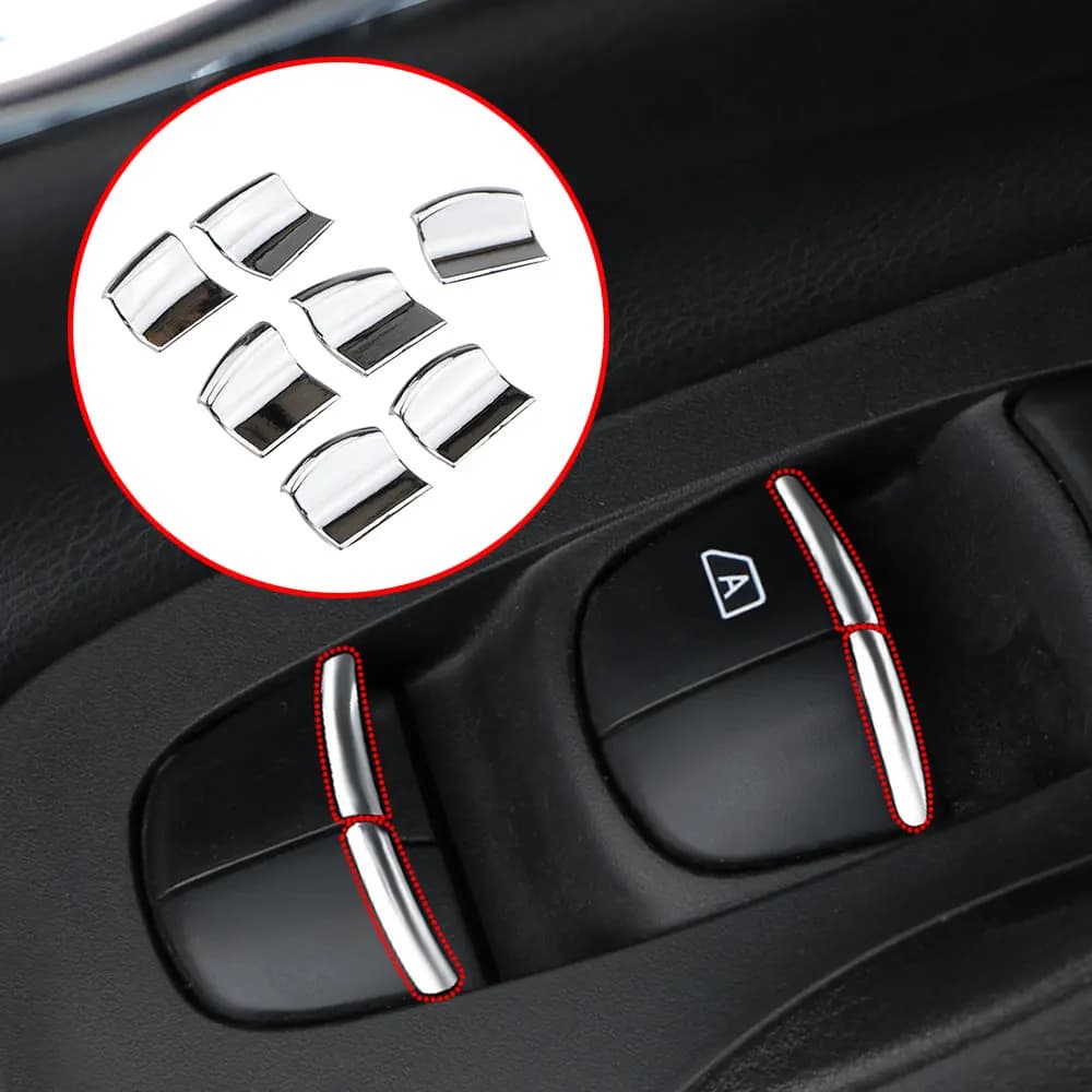 Car Windows Lift Trim Cover for Nissan X-Trail T32 Altima Qashqai J11 Navara Teana Rogue Versa March Serena Juke Kicks Terra
