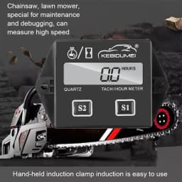 Digital Motor Speedmeter Engine Hour Meter Tachometer Gauge RPM LCD Display For 2/4 Stroke Boat Motorcycles Chainsaw