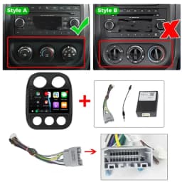 Android 16 Carplay For Jeep Compass Patriot 2010 2011 2012 2013 2014 2015 2016 Car Radio Multimedia Player Stereo Head Unit 2din