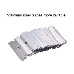 50pcs 100pcs Razor Blade Scraper Metal Glass Glue Cleaner Remover Knife Replacement Carbon Steel Blade Car Tinting Tool