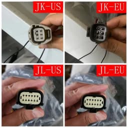 For Jeep Wrangler JK 2007-2017/JL 2018+ LED Tail Light Rear Reverse Brake Lamp Turn Signal Light Daytime Running Lamp EU Version