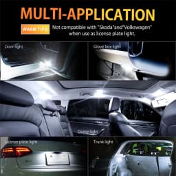 AUXITO 2/10Pcs W5W T10 LED Canbus No Error Bulb Car Interior Light 194 LED Signal Lamp For Hyundai Toyota CHR Corolla 150 Camry