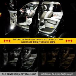 10 Pcs YiRui New LED T10 194 W5W 7000K White Red 12V automotive reading light high brightness small bulb
