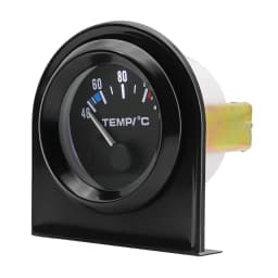 40-120 Celsius Car 52mm Water Temperature Gauge with Adaptor Joint Pipe Radiator 1/8NPT Sensor Racing Water Tank Level Indicator
