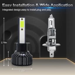 2Pcs LED Car Headlight H4 H7 H1 LED H11 H8 H9 H27 881 Blue 6000K Lemon Green Auto Fog Light H3 9005 HB3 9006 12V LED Bulb