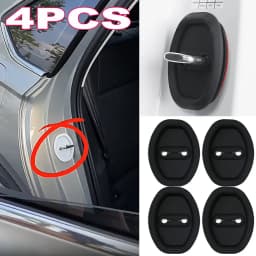 Car Door Lock Buffer Shock Absorber Silicone Cushion Universal Car Door Closing Sound Deadener Damper Antirust Protective Covers