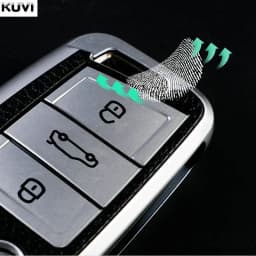 Leather TPU Car Key Case Protection Bag For VW Volkswagen Golf 7 MK7 Tiguan MK2 SEAT Ateca Leon FR 2 Ibiza For Skoda Octavia A7