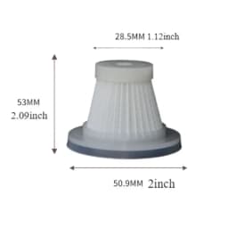 5pcs Car Vacuum Cleaner Filter Wireless Handheld Dust Collector Washable Air Filter Cartridge Repeatable Applicability Interior