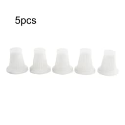 5pcs Car Vacuum Cleaner Filter Wireless Handheld Dust Collector Washable Air Filter Cartridge Repeatable Applicability Interior
