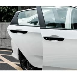 For Honda Civic 10th Gen 2016-2021 Car Carbon Fiber Style Black Exterior Door Handle Moulding Cover Trim W/Keyless Entry LHD