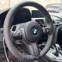 DIY Microfiber Leather Car Steering Wheel Cover For BMW M Sport F06 F10 F15 F16 F20 F21 F25 F30 F32gt F80 F82 X1 X3 x5