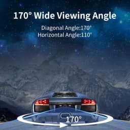 HD Reversing Camera NTSC CVBS CCD Waterproof Night Vision 170-Degree Reversing Image Full-Color Video
