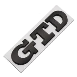 3D Metal Letters Car Rear Trunk Badge GTD Logo Emblem For Volkswagen VW Golf 7 6 5 4 GTD Sticker MK2 MK4 MK5 MK6 MK7 Accessories