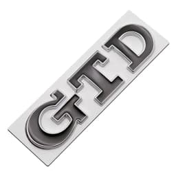 3D Metal Letters Car Rear Trunk Badge GTD Logo Emblem For Volkswagen VW Golf 7 6 5 4 GTD Sticker MK2 MK4 MK5 MK6 MK7 Accessories